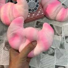 1 món đồ chơi bóp hình bánh mì thực tế, đồ chơi bóp bánh mì mềm mại, đàn hồi chậm giúp giảm căng thẳng, đồ chơi thư giãn cơ bắp cho người lớn, thích hợp sử dụng trong văn phòng. - Nhiều màu - Xem 3