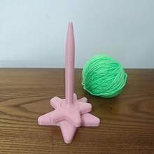 1pc Star Pink Rotating Yarn Winder Upgrade Edition Yarn Storage Winding Shaft Thickened - A - View 2