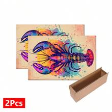 1pc Lobster Pattern Printed Absorbent Dish Drying Mat, Espresso Machine Countertop Absorbent Mat, Sink Drain Mat, Soft Faucet Absorbent Mat, Sink Cup Mat, Kitchen & Bathroom Accessories - Multicolor - View 13