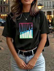 Women T-Shirts - Black - View 4