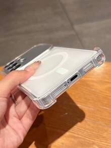 Luxury Matte Transparent Detachable Lens Phone Case Compatible With Samsung Galaxy S26Ultra S26Plus S25Ultra S24Ultra S25 S24 Plus Support Wireless Charging Camera Protect Back Cover - White - View 7