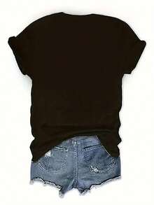Camiseta Deportiva Casual para Mujer con Estampado de Letras Griegas - Blanca, de Manga Corta y Cuello Redondo, con Diseño de Bandera y Mapa Griego, Tejido Transpirable y Lavable a Máquina, Adecuada para Viajes de Primavera y Verano y Uso Diario, Versátil y Sencilla para Todas las Temporadas, Material No Transparente, Absorbe la Humedad, Ropa Casual para Gimnasio. - Blanco - Ver 7