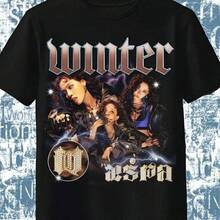AESPA Winter Dirty Work T-Shirt, Dirty Work Sweatshirt, AESPA Synk AeXis Line T-Shirt, AESPA Live Tour 2025, Women's Blouses, Blouses, Casual Blouses For Women, Informal Blouses For Women, Women's Tops, Tops, Unisex. - 黑色 - 查看 6