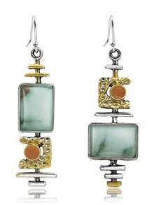 1 Pair Charming Dangle Earrings, Designed For Women, Suitable For Weddings, Engagements, Anniversary Parties, Valentine's Day Gifts - 1# - View 3