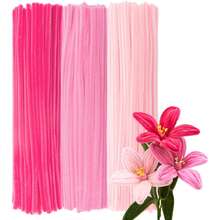 926pcs/530pcs/505pcs/303pcs/100pcs 粉色混色管刷手工套組，適用於DIY花藝佈置，附波浪珍珠薄紗包裝，DIY手工愛好者、日常家居裝飾、動手創意、禮物、返校季理想選擇 - 多色 - 查看 16