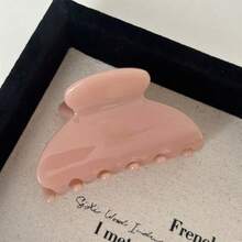 Elegante pinza para el cabello brillante con detalles grabados "Barrette La France", pinza antideslizante de moda adecuada para mujeres, accesorio de cabello elegante para fijar moños medios, flequillos y peinados desordenados, perfecto para uso diario, ir al trabajo, citas, fines de semana y varias ocasiones, agregando elegancia atemporal a tus peinados cotidianos pinzas de garra para vacaciones en la playa - multicolor - Ver 2