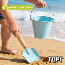 5Pcs Gardening Tool Set, Metal Shovel, Rake & Bucket For Planting And Outdoor Use - 5 Items - View 2