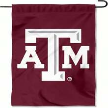 College Flags & Banners Co. Texas A&M Aggies Garden Banner Flag - A - View 2
