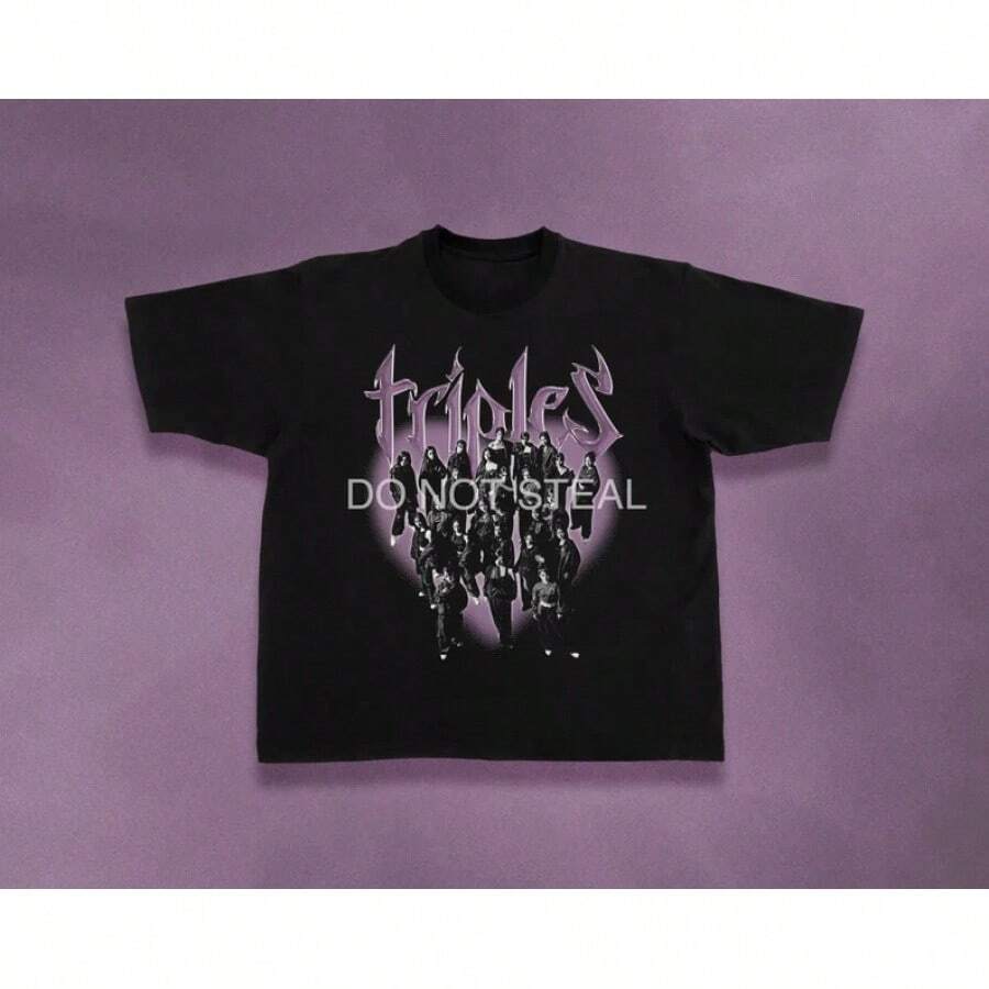 Camiseta TRIPLES, Mercancía para la Gira de Conciertos - Negro - Ver 1
