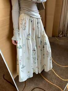 Women Skirts - Cream - View 3