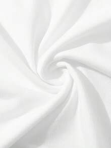 Camiseta ligera para mujer con estampado de dibujos animados de té con leche, cuello redondo informal, manga corta, 9% de elasticidad, baja capacidad - Blanco - Ver 4