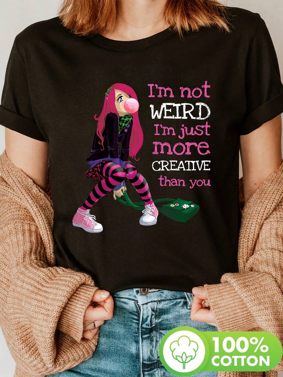 Women T-Shirts - Black - View 1