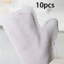 1/100 chiếc găng tay chống bụi sợi siêu mịn - Sử dụng được cả khô và ướt, găng tay lau chùi dễ dàng loại bỏ bụi bẩn, thích hợp cho nhà bếp, phòng khách, phòng ngủ, xe hơi, đồ nội thất và cửa sổ, găng tay lau bụi gia dụng. - A - Xem 13