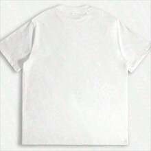 Unisex Champagne Print T-Shirt With A Crew Neck, Short Sleeves, And A Stretchy, Comfortable Fit For All Seasons. Ideal For Champagne Enthusiasts, Father's Day, Mother's Day, And All Holidays. Western Graphic Tees For Men, Summer Wear, Summer Tops, And Women's Graphic Tees. - 白色 - 查看 2
