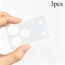 3 miếng dán bảo vệ ống kính siêu mỏng, trong suốt, mềm mại, kết cấu tinh tế, kiểu dáng tối giản, bền chắc, bảo vệ ống kính camera, quà tặng lý tưởng cho Giáng sinh/Halloween, phù hợp với 17, 17Air, 17pro, 17promax - Màng mềm mờ trong suốt - Xem 14