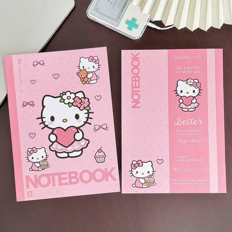 SANRIO 新款笔记本，日式高品质B5软封面横线笔记本，学生适用 - 彩色 - 查看 5