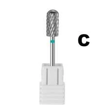 1 Pc Smooth, Round-Topped Nail File Drill Bit, Tungsten Steel Nail File Head, Suitable For Quickly Removing Nail Gel, Nail Electric Filer Accessory., Must Have - Multicolor - View 8