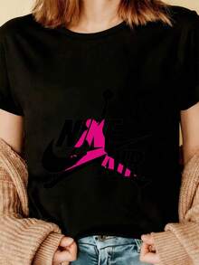 Women T-Shirts - Black - View 3