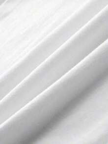 1 Pc Letter Graphic Tee 180g 100% Cotton - White - View 3