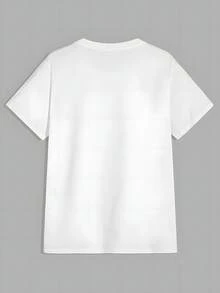 1 Women's White T-Shirt, 100% Cotton, Leopard Print Letter Design "NEW YORK", New York Themed Short Sleeve T-Shirt, Suitable For New York Enthusiasts, Traveler Gatherings, Daily Commuting And Everyday Wear, Machine Washable, Colorfast, Soft To The Touch, A Bold Fashion Choice For New York Fans, 180g 100% Cotton. - 白色 - 查看 2