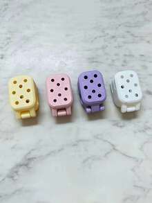 Electric Toothbrush Head Protective Cover With Ventilation Holes To Ensure Air Circulation And Dryness, Reducing Odor. Creative And Fashionable Toothbrush Head Cap, Toothbrush Protective Cover. Lightweight And Practical, Suitable For Home And Travel - Multicolor - View 5