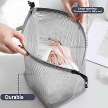 1pc Waterproof Swimsuit & Towel Bag, Oxford Cloth Wet Dry Separated Bag With Zipper, Suitable For Travel, Gym, Beach - Multicolor - View 12