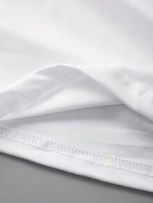 Camiseta de Verano Premium Estampada para Mujer, Camiseta de Manga Corta para Mujer, Pieza Única, Estampado de Botas de Vaquero y Herramientas de Peluquería, Cuello Redondo, Tejido de Algodón Puro, Cómoda y Transpirable, Suave y No Irritante, Adecuada para Citas Diarias, Viajes, Deportes y Uso en Múltiples Escenarios, Tallas: S-XXL - Blanco - Ver 6