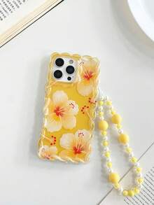 Ốp lưng điện thoại vẽ hoa họa tiết hoa bện trong suốt chống sốc dày dặn phù hợp cho iPhone 17, 17 Pro, 17 Pro Max, 16/14, 15, XS, 7/8 Plus, XR, 7/8, 11, 12, 13, 14 Series - Nhiều màu - Xem 4
