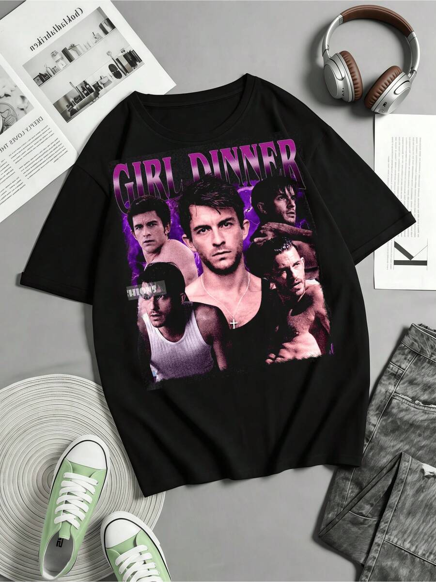 Jonathan Bailey Wicked Fiyero Retro T-Shirt, Lord Anthony John Prince Fan T-Shirt - Black - View 1