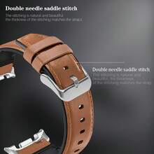 1PC PU Leather Watch Band Compatible With Samsung Galaxy Watch 8 Watch 8 Classic Replacement Strap - Galaxy Watch 8/Watch 8 Classic - View 5