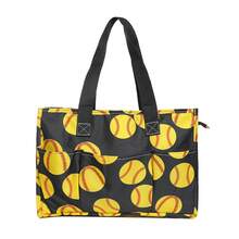 Bolsa de lona para futebol, feminina, grande capacidade, ideal para viagens a negócios e armazenamento. Atacado. - 04 Rugby - Ver 5