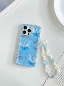 花卉花紋彩繪編織透明防震加厚彩繪手機殼，適用於 iPhone 17、17 Pro Max、16/14、15、XS、7/8 Plus、XR、7/8、SE2、Printed Max，適用於 Apple 15 Pro Max、14、13、12、11 保護殼，創意彩繪防震手機殼 - 彩色 - 查看 5