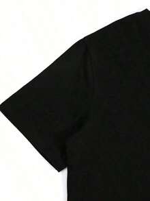 [Free Domestic Shipping] 1 Piece Of Unisex Short-Sleeve Crew Neck T-Shirt, Loose Fit, 180gsm, Designed By Y2K Artists In The Bababask Style, Made From 100% Pure Cotton. They Are Casual And Versatile, Suitable For Streetwear, Everyday Wear, Camping, Concerts, Hip-Hop, Rock, And Rap Events, And Feature Celebrity-Inspired Designs. Ideal For Festivals, Fall, And Year-Round Wear. Women's Cotton T-Shirts - 風格 - 查看 5