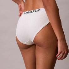 Calvin Klein Maximum Cotton Bikini QD5291  Thongs For Women Underwear - Snow Heather - View 5
