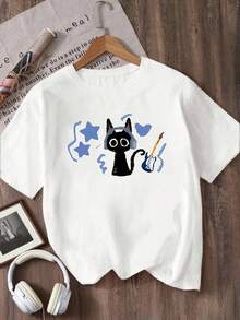 Women T-Shirts - Black - View 7
