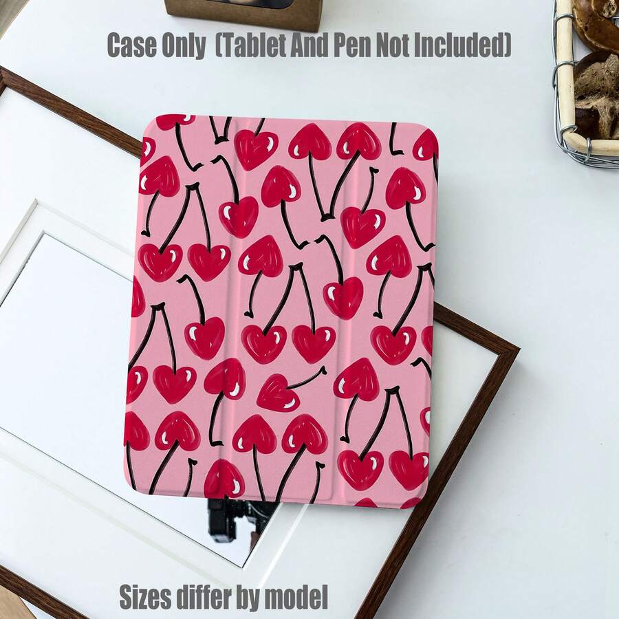 3-Fold High Transparency Acrylic Protective Case With Pen Slot. Cute Fresh Unique 3-Fold High Transparency Acrylic Design. Cute Fresh Unique 3-Fold High Transparency Acrylic Protective Case. Tablet Protective Case Features: 3-Fold Stand Design, Smart Sleep/Wake Function - Multicolor - View 1