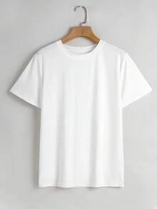 Women's T-Shirt For Spring And Summer - 白色 - 查看 2