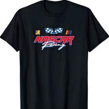 NASCARS - Camiseta de camiseta de carreras - Negro - Ver 1