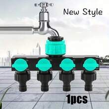 4-Way Garden Hose Splitter With 4 Independent Valves - Outdoor Faucet Connector For Lawn, Garden And Car Washing Sprinkler Systems, Leak-Proof Design - Four-hole Splitter - View 13