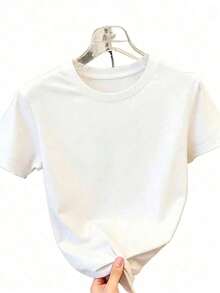 Soft Playera Estampada "100 % ALGODÓN" de Dama - "MINI CHECKED BOW EDITION" TIENDAS KING SHENDY VENDY pattern - Blanco - Ver 4