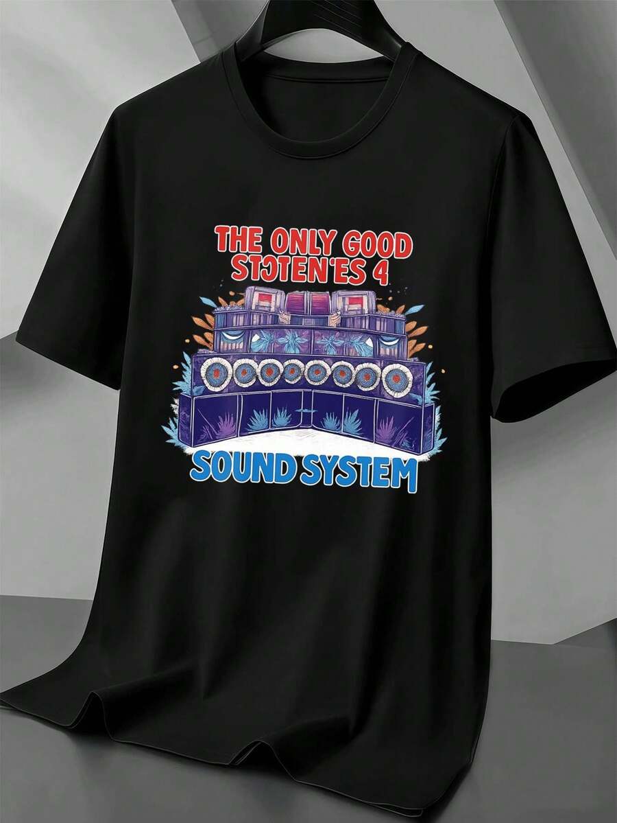 Men T-Shirts - Black - View 1
