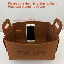 1 pieza Organizador de maletero de coche, Caja de almacenamiento plegable multifuncional, Organizador interior práctico de coche - Almacenamiento de osos - Ver 19