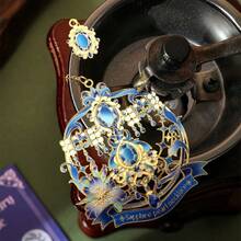 Dấu trang kim loại cổ điển retro, thẩm mỹ, sáng tạo, kẹp trang Victoria Jewelry Illustrated. - Kiểu 1 - Xem 10