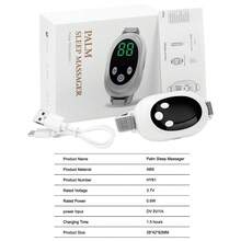 Smart Sleep Aid Device - Relieves Anxiety, Nervous Sleep Disorders, Insomnia, Soothing & Calming, Healthy Pulse Stimulation, Handheld Sleep & Insomnia Assistant, 20 Adjustable Intensity Levels, Suitable For Home, Office, Travel, Holiday Gifts - White - View 10