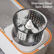 Mopping, 360 Spin Mop Bucket Floor Cleaning System With 6 Refills Mop Heads Self Wringing Spinning Mop Telescoping Handle Easy Floor Mop Floor Cleaning System Home Kitchen Office - Mặc định - Xem 4