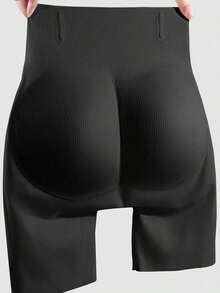 1 Piece Women's Seamless Waist Shaper Dress With Padded Bust, Christmas Shaper Dress, Tummy Control, Butt Lifter, Bodysuit - 黑色 - 查看 1