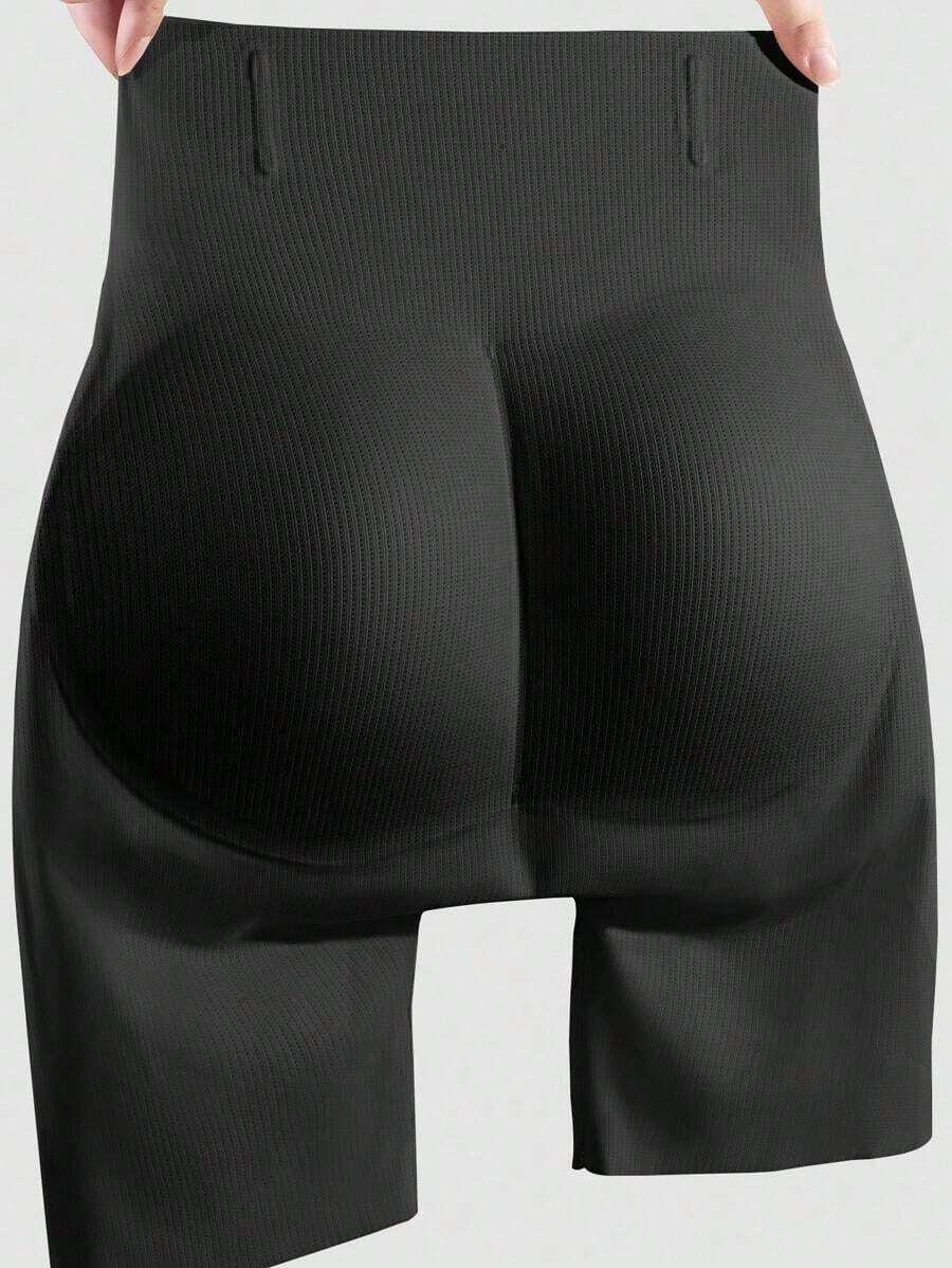 1 Piece Women's Seamless Waist Shaper Dress With Padded Bust, Christmas Shaper Dress, Tummy Control, Butt Lifter, Bodysuit - 黑色 - 查看 1
