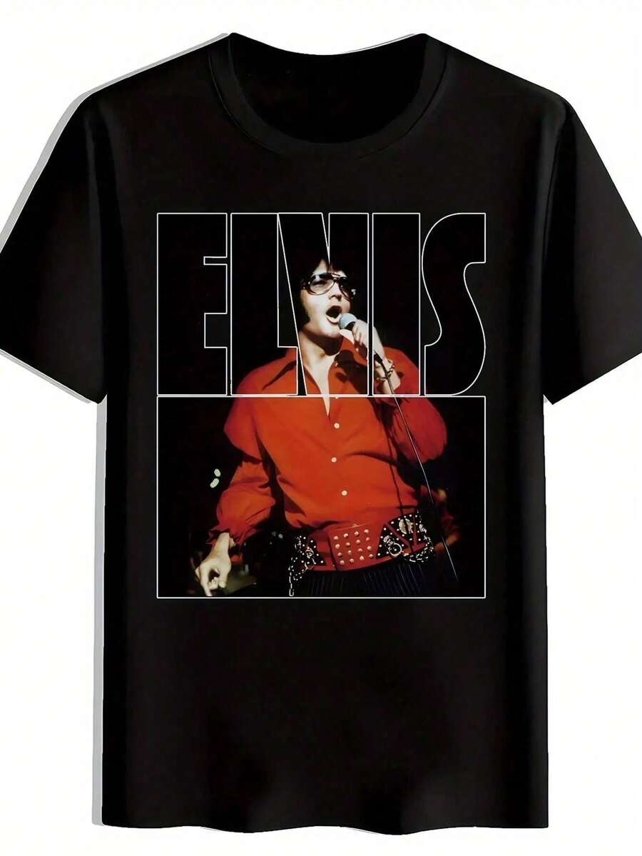 Men T-Shirts - 黑色 - 查看 1