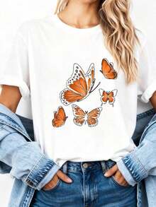 Camiseta con estampado de "Tía Suave del Zoológico Salvaje - Cumpleaños - Animal de la Selva" - Blanco 3 - Ver 2