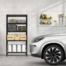 Metal Warehouse Shelving Unit 2In1 5-Tier Garage 180X90X40Cm 750Kg - 1 - View 4